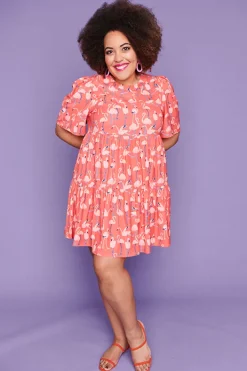 Lorraine Designs Casual Dresses | Shift Dresses*Jackson Funky Flamingo Dress