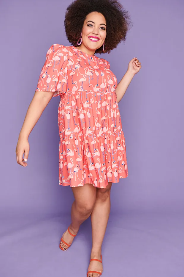 Lorraine Designs Casual Dresses | Shift Dresses*Jackson Funky Flamingo Dress