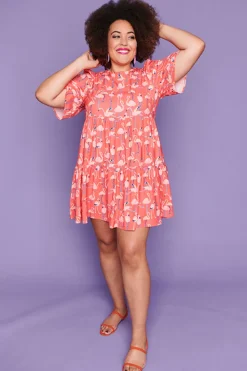 Lorraine Designs Casual Dresses | Shift Dresses*Jackson Funky Flamingo Dress
