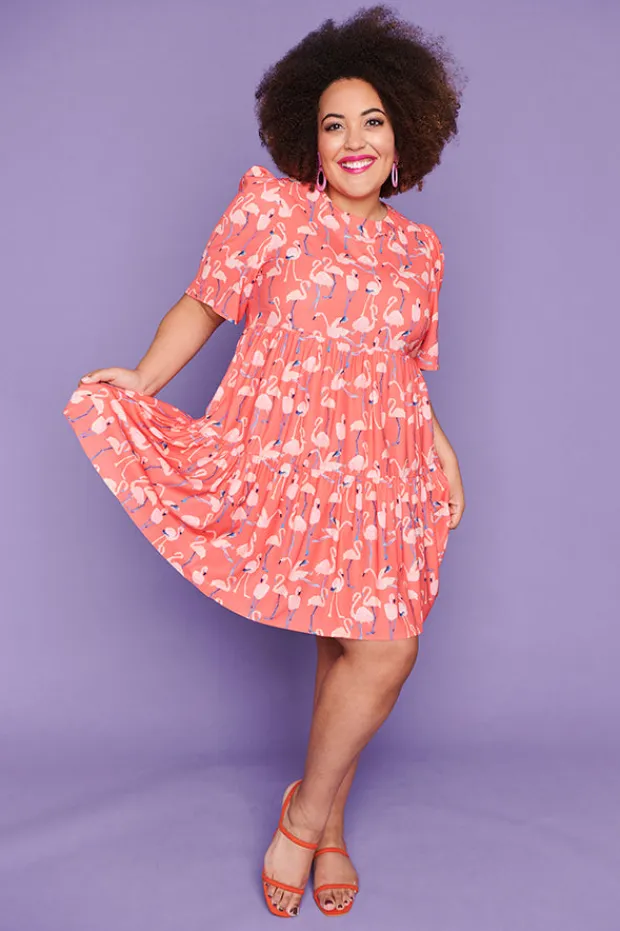 Lorraine Designs Casual Dresses | Shift Dresses*Jackson Funky Flamingo Dress