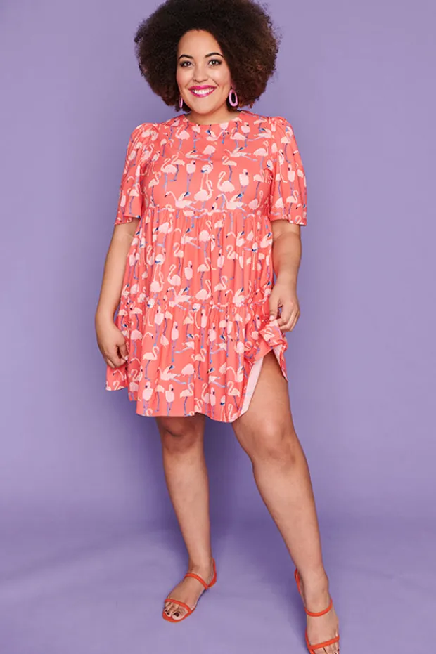 Lorraine Designs Casual Dresses | Shift Dresses*Jackson Funky Flamingo Dress