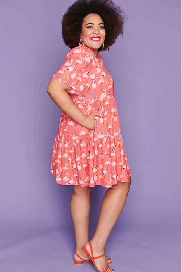 Lorraine Designs Casual Dresses | Shift Dresses*Jackson Funky Flamingo Dress
