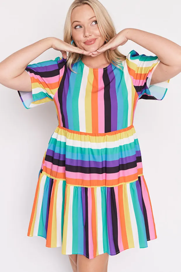 Lorraine Designs Shift Dresses | Loose Dresses*Jackson Kelly Stripe Dress