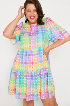 Lorraine Designs Shift Dresses | Loose Dresses*Jackson Rainbow Weave Dress