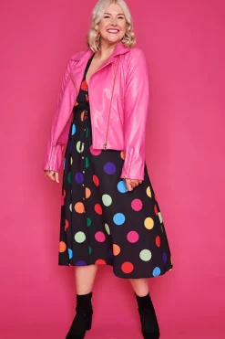 Lorraine Designs Jackets & Coats*Jasmine Hot Pink Jacket
