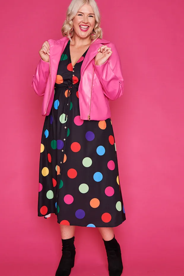 Lorraine Designs Jackets & Coats*Jasmine Hot Pink Jacket