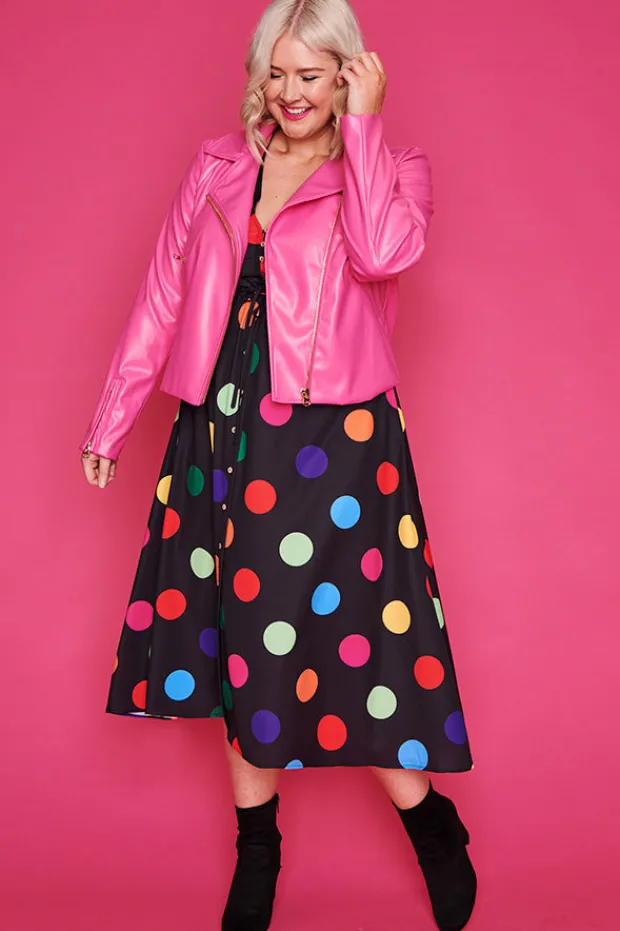 Lorraine Designs Jackets & Coats*Jasmine Hot Pink Jacket
