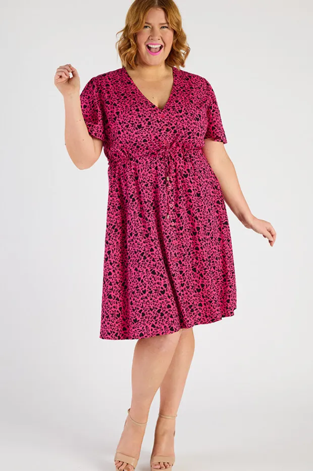 YD International Casual Dresses | Fit & Flare Dresses*Jaz Animal Hearts Dress