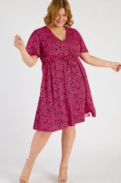 YD International Casual Dresses | Fit & Flare Dresses*Jaz Animal Hearts Dress