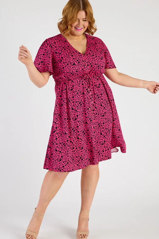 YD International Casual Dresses | Fit & Flare Dresses*Jaz Animal Hearts Dress