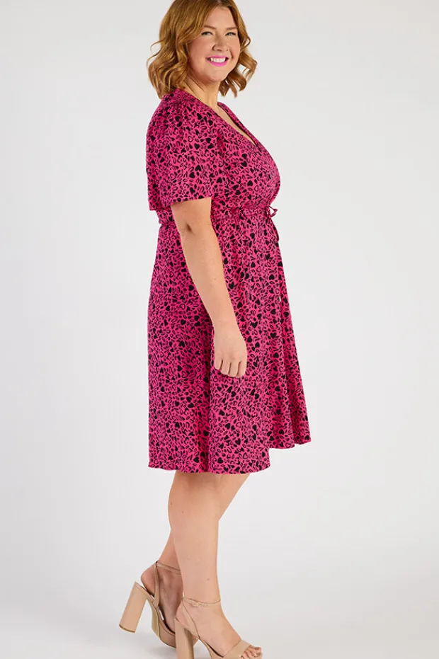 YD International Casual Dresses | Fit & Flare Dresses*Jaz Animal Hearts Dress