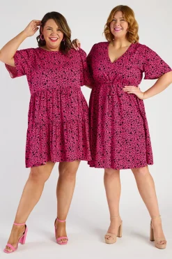 YD International Casual Dresses | Fit & Flare Dresses*Jaz Animal Hearts Dress