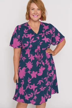 Lorraine Designs Casual Dresses | Fit & Flare Dresses*Jaz Contrast Ivy Dress