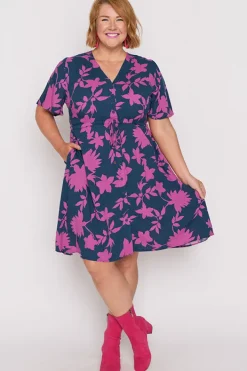 Lorraine Designs Casual Dresses | Fit & Flare Dresses*Jaz Contrast Ivy Dress