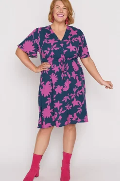 Lorraine Designs Casual Dresses | Fit & Flare Dresses*Jaz Contrast Ivy Dress