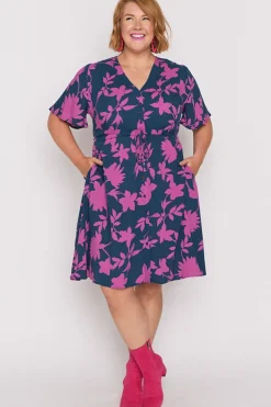 Lorraine Designs Casual Dresses | Fit & Flare Dresses*Jaz Contrast Ivy Dress