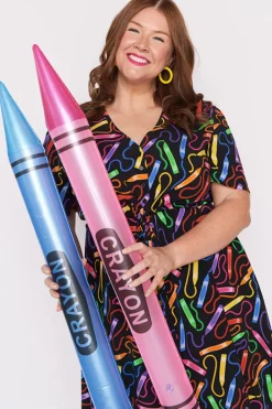 Lorraine Casual Dresses | Fit & Flare Dresses*Jaz Crazy Crayons Dress