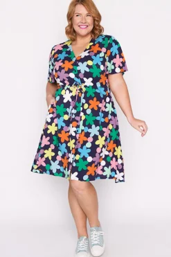 Lorraine Designs Casual Dresses | Fit & Flare Dresses*Jaz Daisy Spot Dress