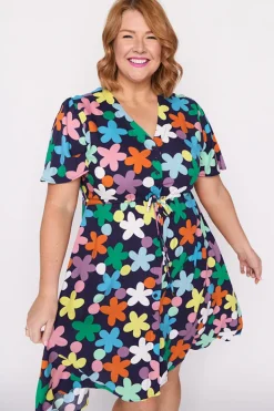 Lorraine Designs Casual Dresses | Fit & Flare Dresses*Jaz Daisy Spot Dress