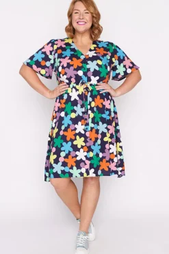 Lorraine Designs Casual Dresses | Fit & Flare Dresses*Jaz Daisy Spot Dress