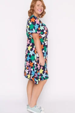 Lorraine Designs Casual Dresses | Fit & Flare Dresses*Jaz Daisy Spot Dress