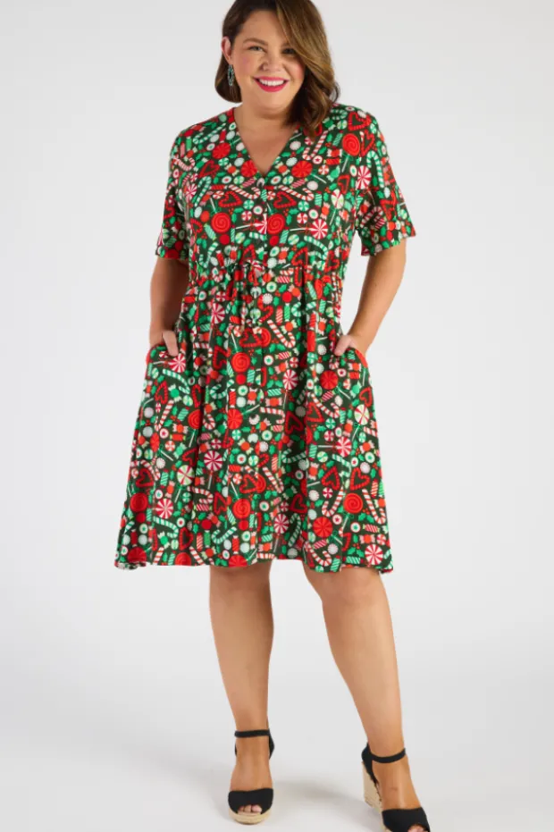 Lorraine Designs Casual Dresses | Fit & Flare Dresses*Jaz Lollie Christmas Dress
