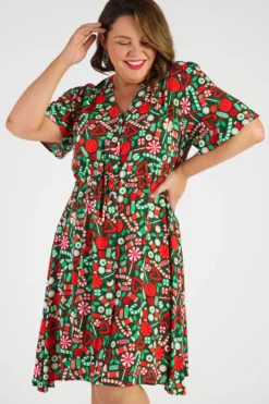Lorraine Designs Casual Dresses | Fit & Flare Dresses*Jaz Lollie Christmas Dress