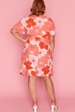 Lorraine Designs Casual Dresses | Fit & Flare Dresses*Jaz Popping Orange Dress