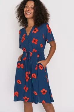 Lorraine Designs Casual Dresses | Fit & Flare Dresses*Jaz Red Poppy Fields Dress