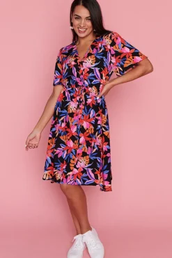 Lorraine Designs Casual Dresses | Fit & Flare Dresses*Jaz tropical Crush Dress