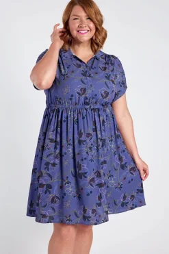 Lorraine Designs Loose Dresses | Casual Dresses*Jenny Crepe Electric Bloom Dress