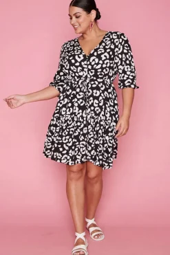 Label of Love Casual Dresses | Fit & Flare Dresses*Johnny Black Leopard Dress
