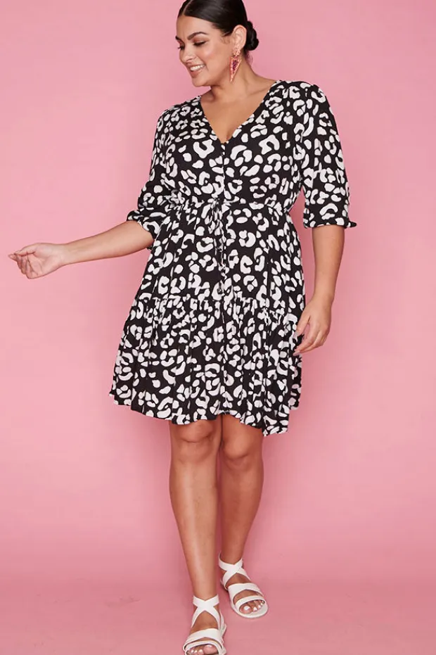 Label of Love Casual Dresses | Fit & Flare Dresses*Johnny Black Leopard Dress