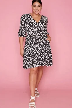 Label of Love Casual Dresses | Fit & Flare Dresses*Johnny Black Leopard Dress