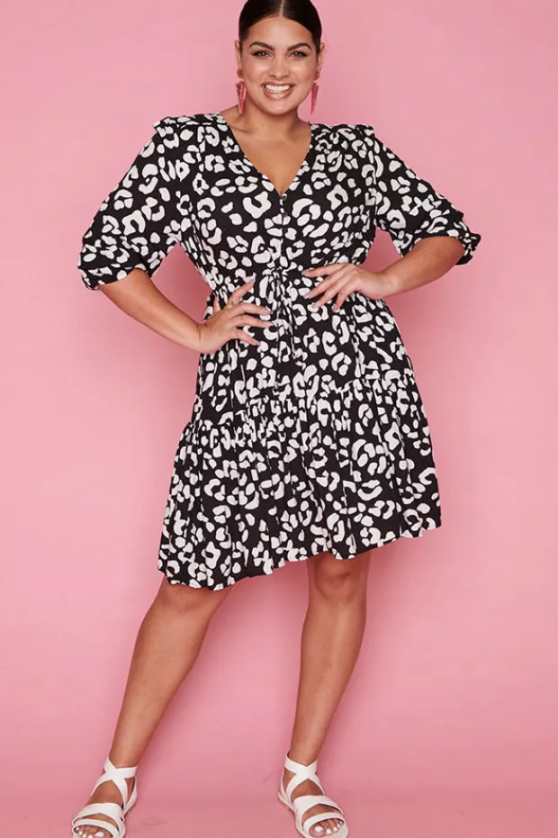 Label of Love Casual Dresses | Fit & Flare Dresses*Johnny Black Leopard Dress