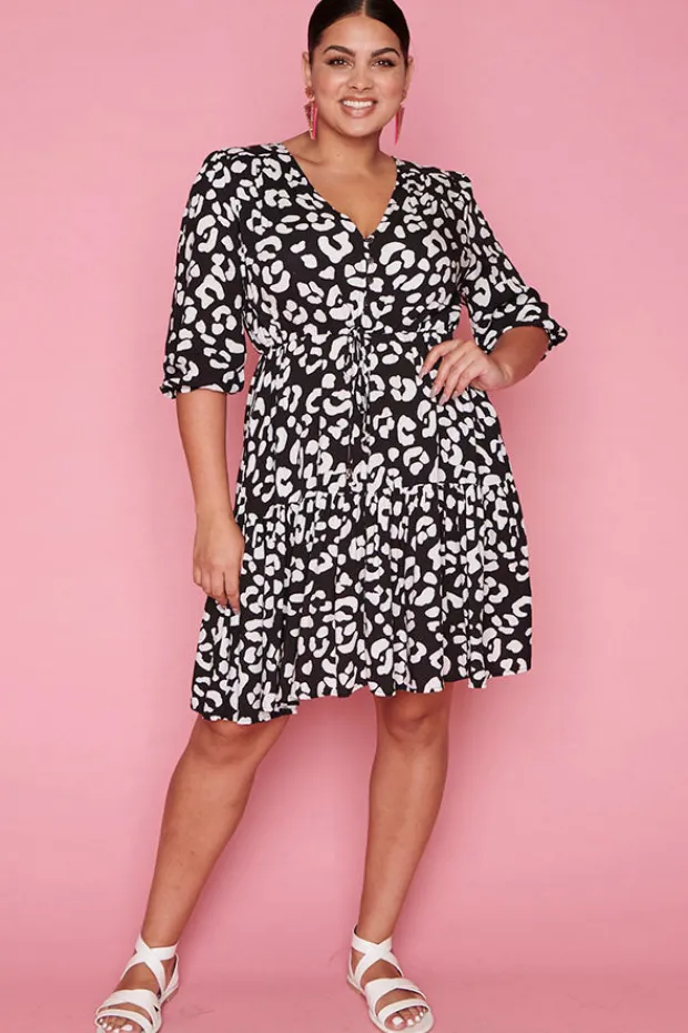 Label of Love Casual Dresses | Fit & Flare Dresses*Johnny Black Leopard Dress