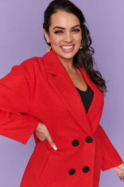 Lorraine Designs Jackets & Coats*Julie Red Jacket