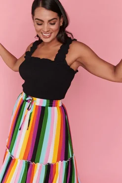 Lorraine Skirts*Kade New York Stripe Skirt
