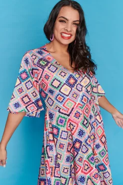 Lorraine Designs Knee Length Dresses*Kala Crafty Threads Dress