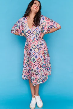 Lorraine Designs Knee Length Dresses*Kala Crafty Threads Dress