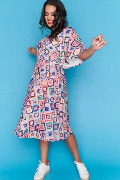 Lorraine Designs Knee Length Dresses*Kala Crafty Threads Dress