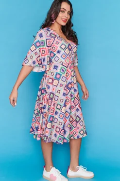 Lorraine Designs Knee Length Dresses*Kala Crafty Threads Dress