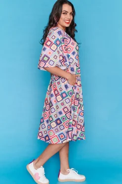 Lorraine Designs Knee Length Dresses*Kala Crafty Threads Dress