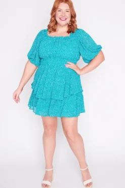 Lorraine Designs Knee Length Dresses*Kali Irregular Spot Jumpsuit