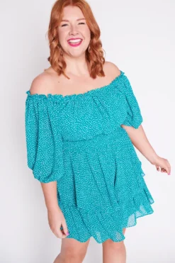 Lorraine Designs Knee Length Dresses*Kali Irregular Spot Jumpsuit