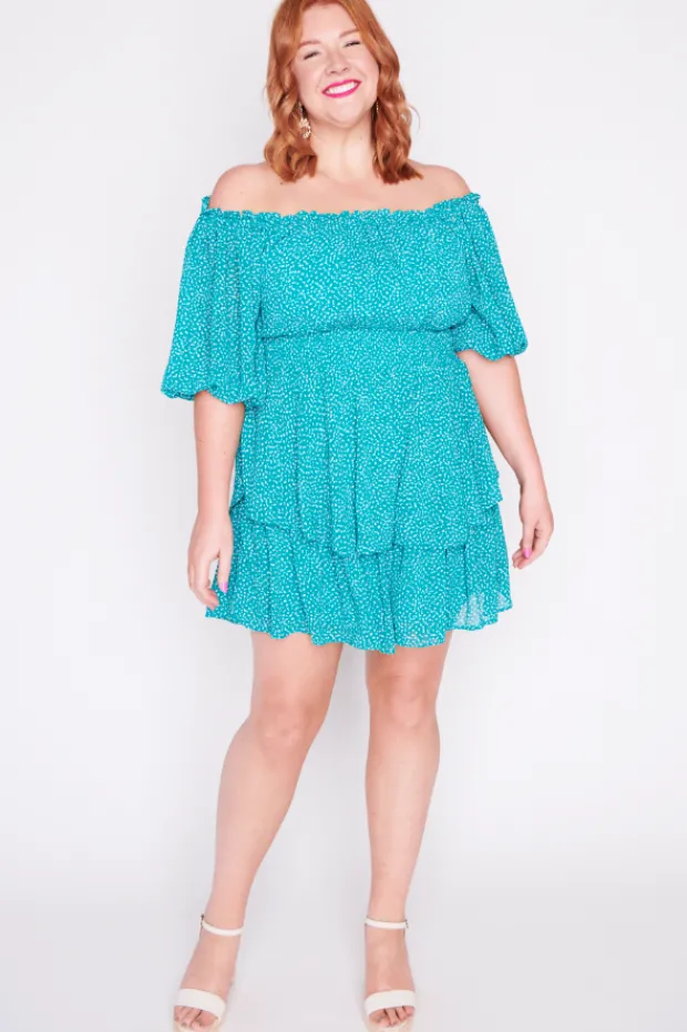 Lorraine Designs Knee Length Dresses*Kali Irregular Spot Jumpsuit