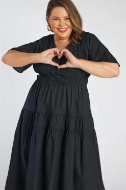 Lorraine Designs Casual Dresses*Kassidy Black Dress