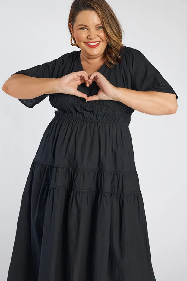 Lorraine Designs Casual Dresses*Kassidy Black Dress