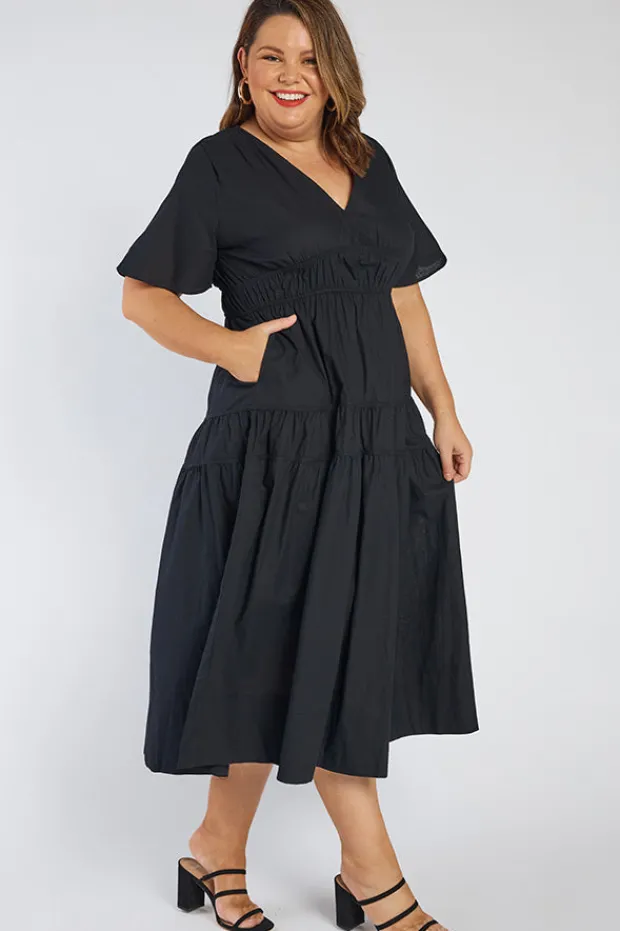 Lorraine Designs Casual Dresses*Kassidy Black Dress