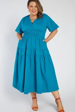 Lorraine Designs Casual Dresses*Kassidy Cobalt Dress